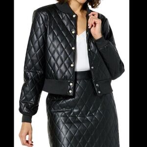 G by Giuliana Quilted Black Women's Jacket